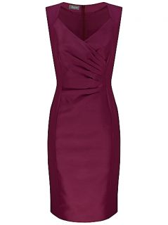 Buy Alexon Wool And Silk Dress, Pink Berry online at JohnLewis 