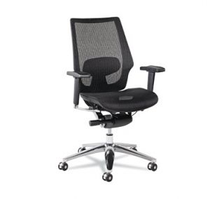 Alera K8 Series Ergonomic Multifunction Mesh Chair, Black