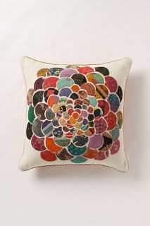 Orimono Pillow, Flower   Anthropologie