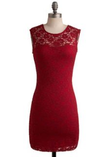 Red Lace Dress  Modcloth
