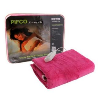 Pifco PE194MO 120W Luxury Heated Cherise Throw  Ebuyer