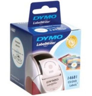 DYMO CD/DVD LABELS WHITE 14681  Ebuyer