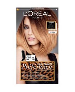 LOreal Preference Wild Ombres No 2 Dip Dye Hair Kit Dark Blonde to 