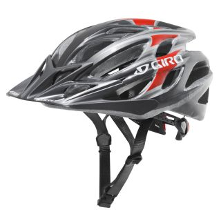 Giro E2 Bike Helmet in Gun Metal / Red