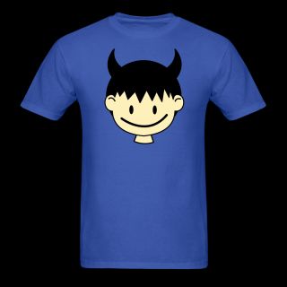 Royal blue devil boy with horns T Shirts