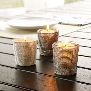 Beaded Candle Holders