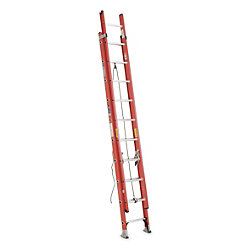 WERNER Extension Ladder, D6200 2, H 28 Ft   Extension Ladders   3W140 