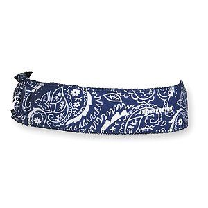 ERGODYNE Headband,Blue,Terrycloth,One Size   2EMH8    