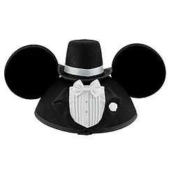 Personalizable Tuxedo Groom Mickey Mouse Ear Hat for Men