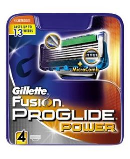 Gillette Fusion ProGlide Power Razor Blades 4 Cartridges Pack   Boots