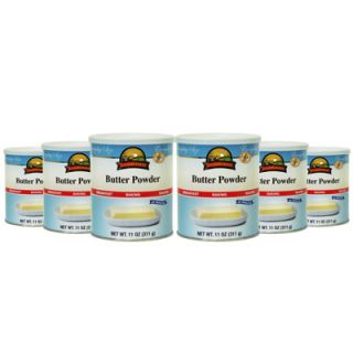 Augason Farms Butter Powder, 11 Oz. Can, 6 Pk (150530236 )  BJs 