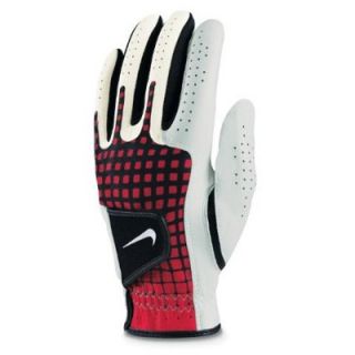 Nike Tech Xtreme III Cadet XL Left Hand Golf Glove   White/Red/Black 