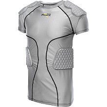 RIDDELL Adult Power 5 Piece Integrated Short Sleeve Football T Shirt 