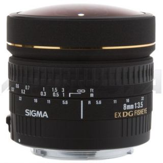 Sigma    35mm SLR Lenses   Sigma 8mm f/3.5 