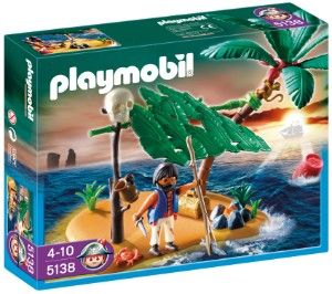 PLAYMOBIL 5138 Schiffbrüchiger auf Palmeninsel, PLAYMOBIL®   myToys 