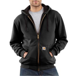 Carhartt Mens Hooded Zip Front Sweatshirt   Thermal Lined  Meijer