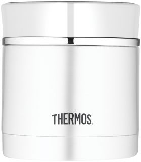 Thermos Sipp Stainless Steel Food Jar   White   10 oz   