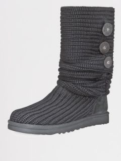 Ugg Australia Classic Cardy Boots   Black  Very.co.uk