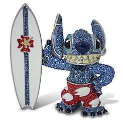Jeweled Surfin Stitch Figurine by Arribas