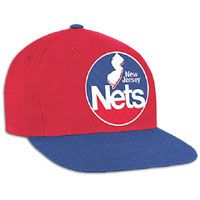 Mitchell & Ness NBA XL Logo Snapback   Mens   Nets   Red / Blue