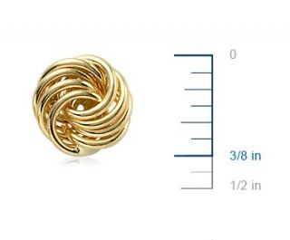 Twisted Knot Earrings in 14k Yellow Gold  Blue Nile