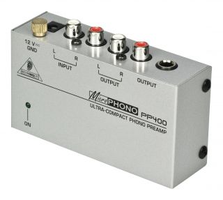 Behringer PP400 MicroPHONO Compact Phono Preamp at zZounds