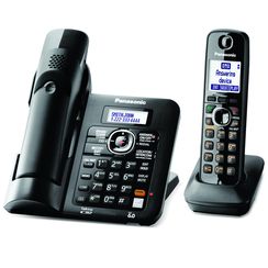 Panasonic® Amplified Cordless Phone with Keypad Console And 2 