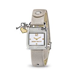 Miss Sixty Lock watch in white leather      Canada
