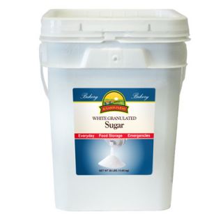 Augason Farms White Granulated Sugar, 30 lb. Pail (150530231 )  BJ 