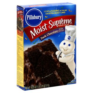 Pillsbury Moist Supreme Premium Cake Mix   Dark Chocolate   1 Box (15 
