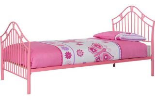 Butterflies Single Bed Frame   Pink. from Homebase.co.uk 