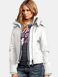 Superdry Arctic Hooded Windcheater Jacket   White/French Navy Very.co 