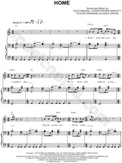 Image of Foo Fighters   Home Sheet Music    & Print