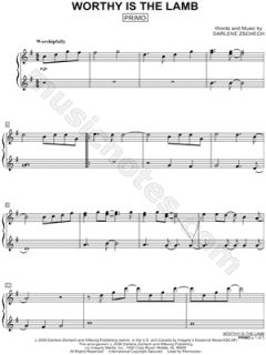 Image of Darlene Zschech   Worthy Is the Lamb Sheet Music    