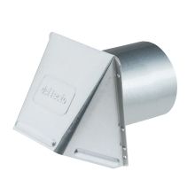 Deflect O® 7in. Aluminum Wall Cap with Damper (DAHC7)   