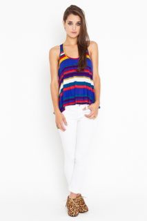 Bright Stripe Tank in Clothes at Nasty Gal 
