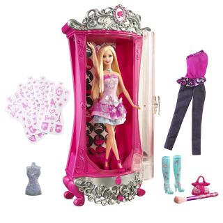 Barbie Glitterizer   Barbie A Fashion Fairytale Glitterizer Wardrobe 