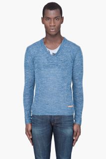 Diesel Blue K spartax Knit Sweater for men  