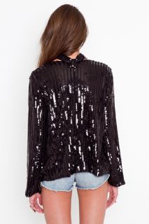 Liza Sequin Jacket in Sale Outerwear at Nasty Gal 