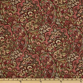 Latress Claire Paisley Chocolate   Discount Designer Fabric   Fabric 