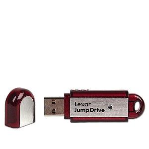 Lexar JumpDrive 1GB USB 2.0 Flash Drive (Translucent Red) Lexar JDA1GB 