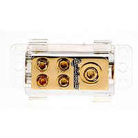 Autoleads Mini Gold 4 Way Distribution Block G2 11 Cat code 779181 0