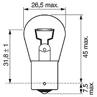 Bosch (382) Car Indicator Bulbs x 2 Cat code 657205 0