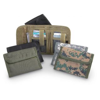 Military style Advanced Tactical Wallets, Coyote / Black   Black 