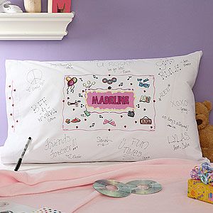 Personalized Signature Slumber Party Pillowcase   3932