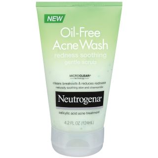 Neutrogena Oil Free Acne Wash Redness Soothing Gentle Scrub