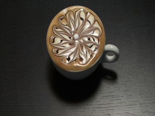 Apenas um exemplo da verdadeira arte que um barista consegue produzir 