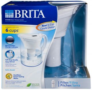 Brita Bella Water Filtration Pitcher 1ct   