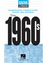 Various Artists   The 1960s Lyrics   Sheet Music Book