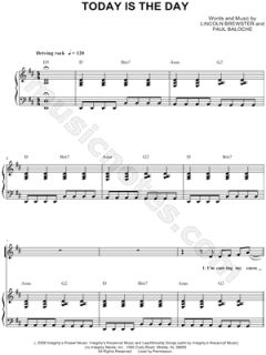 Image of Lincoln Brewster   Today Is the Day Sheet Music    